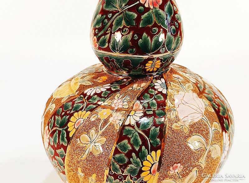 FISCHER J. ANTIK PORCELÁN VÁZA ,25 CM MAGAS (R024)