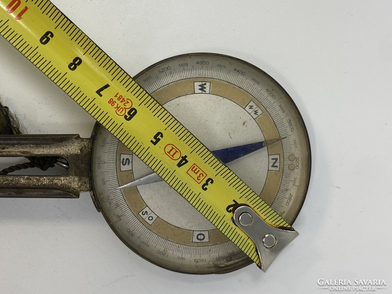Antik jelzett tájoló, iránytű kb. 1930-ból - Patent - Lendvay Budapest- Astra Rt.  RZ