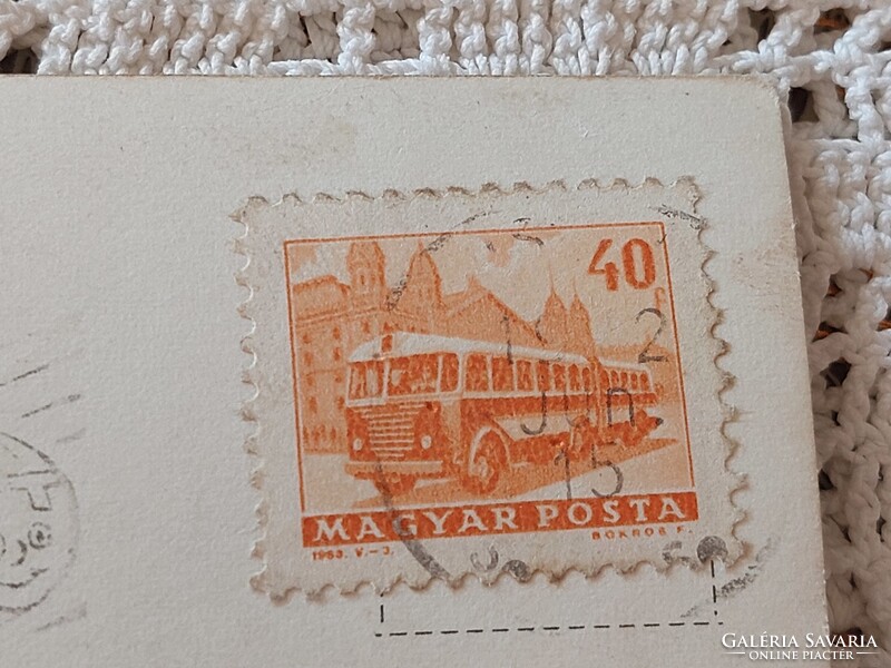 Régi képeslap fotó levelezőlap 1969 Miskolc Egyetem autók