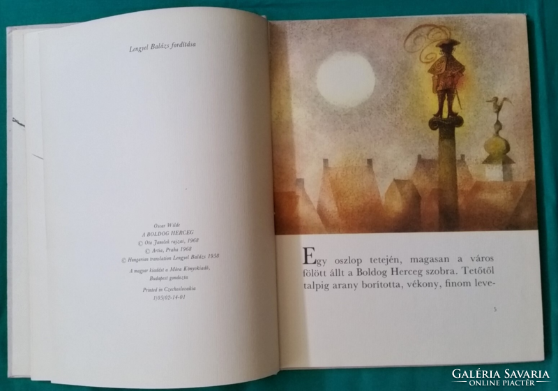 'Oscar Wilde: A boldog herceg - Irodalom / Szépirodalom / Regény, Novella, Elbeszélés