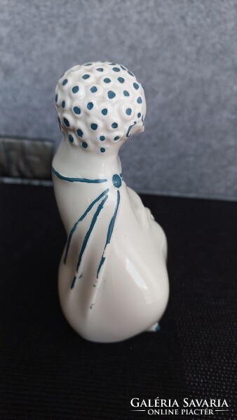 Zsolnay-Török János- krumpli figura "Filozófus"