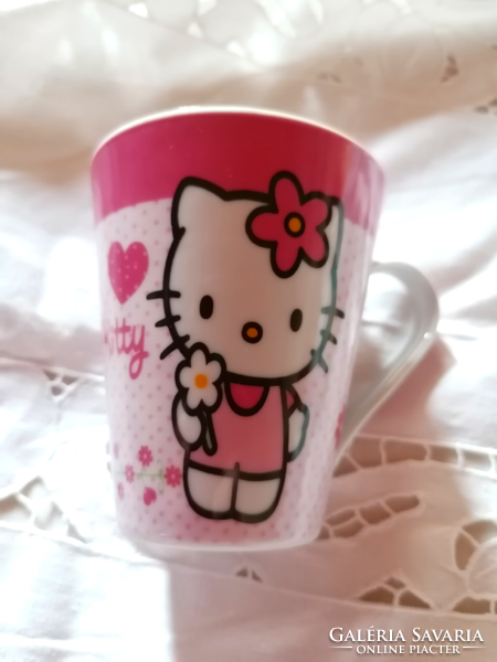 Helló Kitty porcelán mesecsésze, gyermekbögre