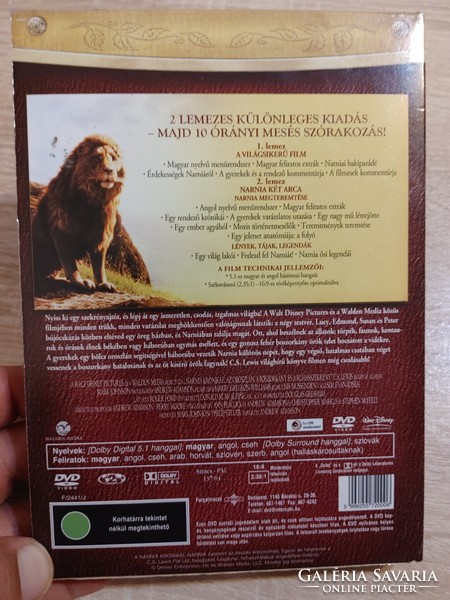 2 db NARNIA Krónikái 2-2 darabos DVD extra változatok -egy tételként