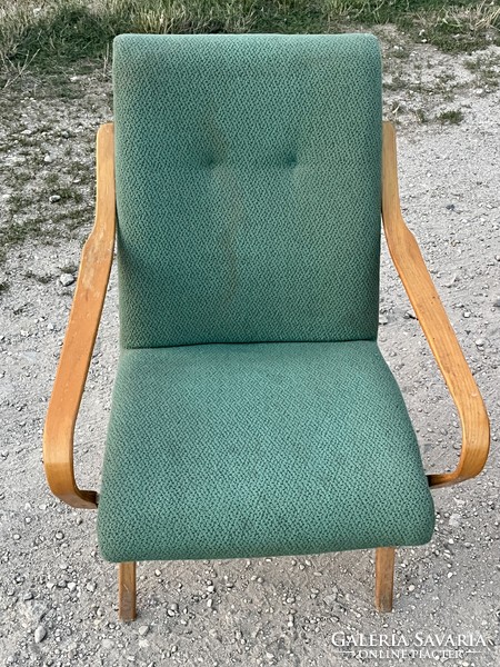 Csodaszép régi különleges karfáju fotel Armchair by Jaroslav Smidek for Ton, Czech Republic, 1960s