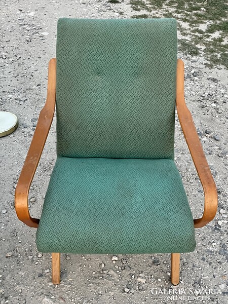 Csodaszép régi különleges karfáju fotel Armchair by Jaroslav Smidek for Ton, Czech Republic, 1960s
