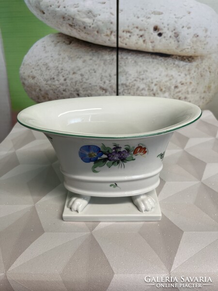 Herendi Tertia Oroszlán Körmös Talpas Porcelán Váza A85
