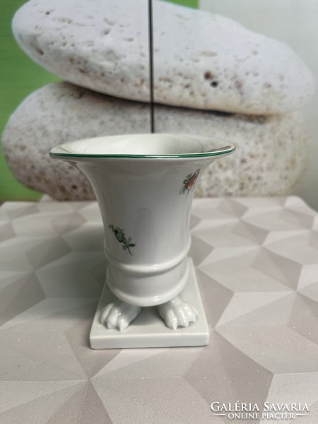 Herendi Tertia Oroszlán Körmös Talpas Porcelán Váza A85