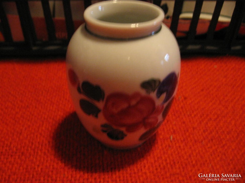 Retro Lilien porcelán  váza Alpenflora Josefine