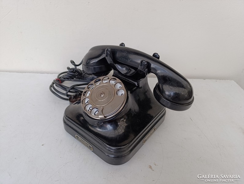 Antik telefon 1935 asztali tárcsás CB 35 asztali magyar távbeszélő készülék 9564