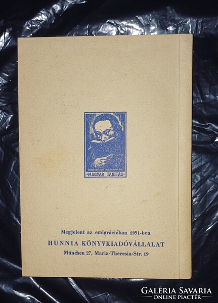 Magyarország története Hunnia 1951 Dr. EcsedyTamás kiadása München