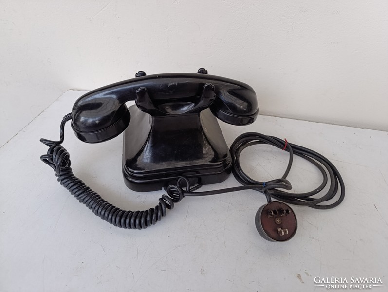 Antik telefon 1935 asztali tárcsás CB 35 asztali magyar távbeszélő készülék 9564