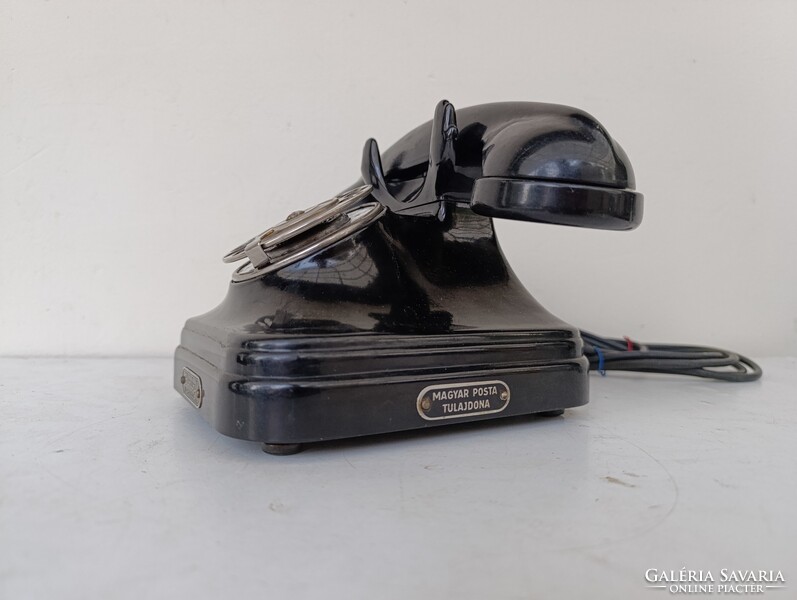 Antik telefon 1935 asztali tárcsás CB 35 asztali magyar távbeszélő készülék 9564