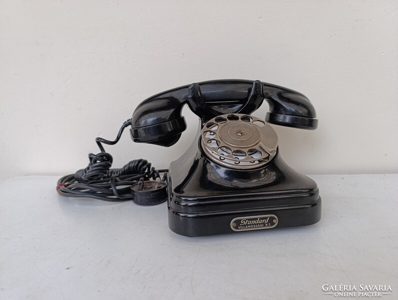 Antik telefon 1935 asztali tárcsás CB 35 asztali magyar távbeszélő készülék 9564