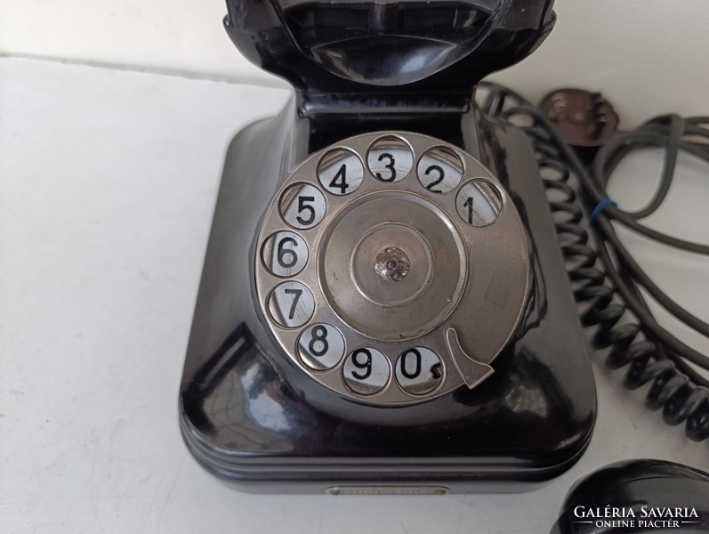 Antik telefon 1935 asztali tárcsás CB 35 asztali magyar távbeszélő készülék 9564
