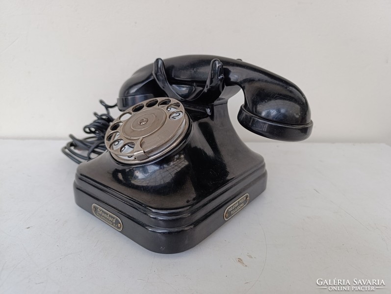 Antik telefon 1935 asztali tárcsás CB 35 asztali magyar távbeszélő készülék 9564