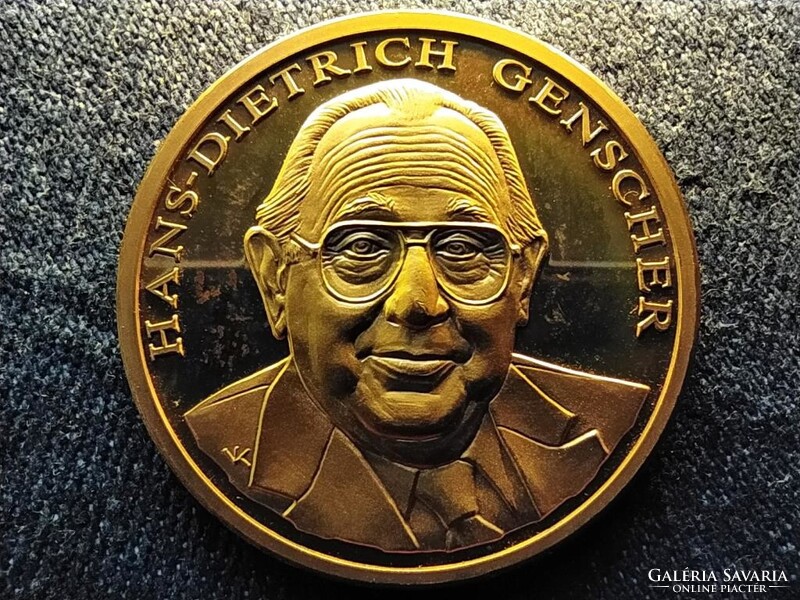 Németország Hans-Dietrich Genscher német külügyminiszter emlékérem