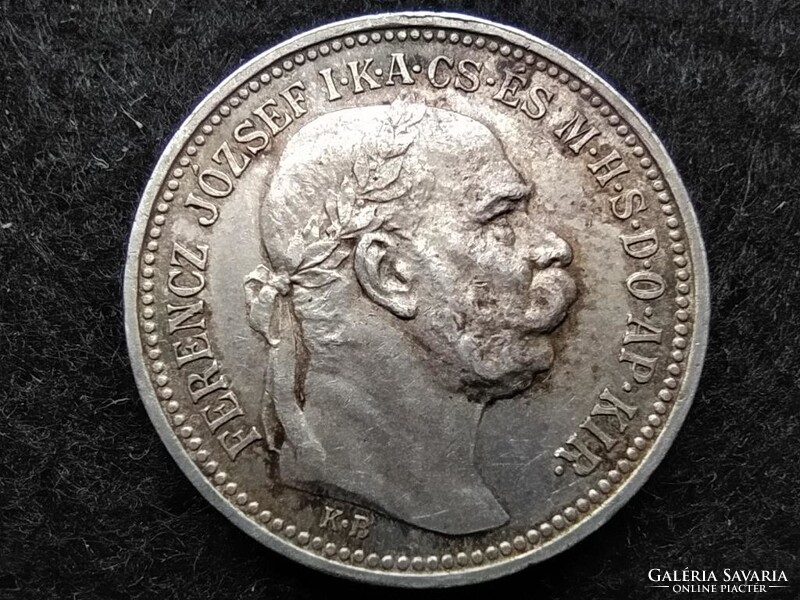 Magyarország I. Ferenc József (1848-1916) .835 Ezüst 1 Korona 1914 KB