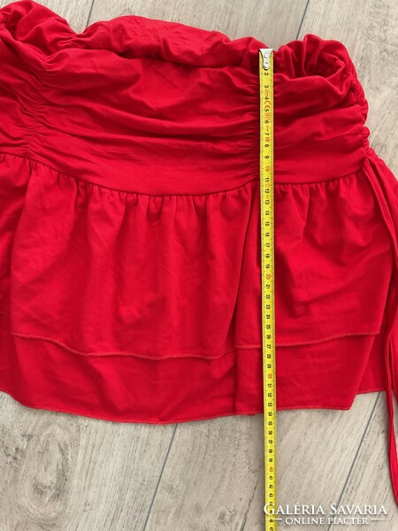 Piros mini szoknya S/M