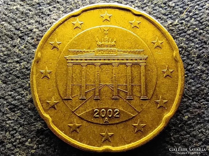 Németország Szövetségi Köztársaság (1949-) 20 Euro Cent 2002 A
