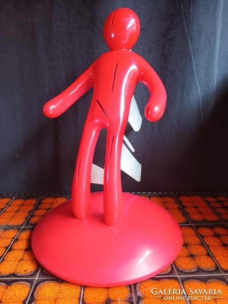 Pop art Raffaele Iannelo Red Voodoo  késblokktartó / Vintage Decor