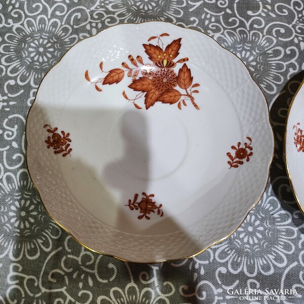 Herendi Apponyi Orange Teás Alátétek 2 db