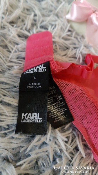Karl Lagerfeld rózsaszín női melltartó S méretben