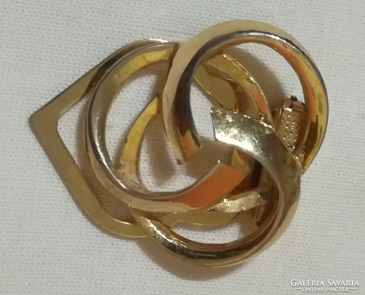 Retro aranyozott ruhacsipesz,ruhadísz.