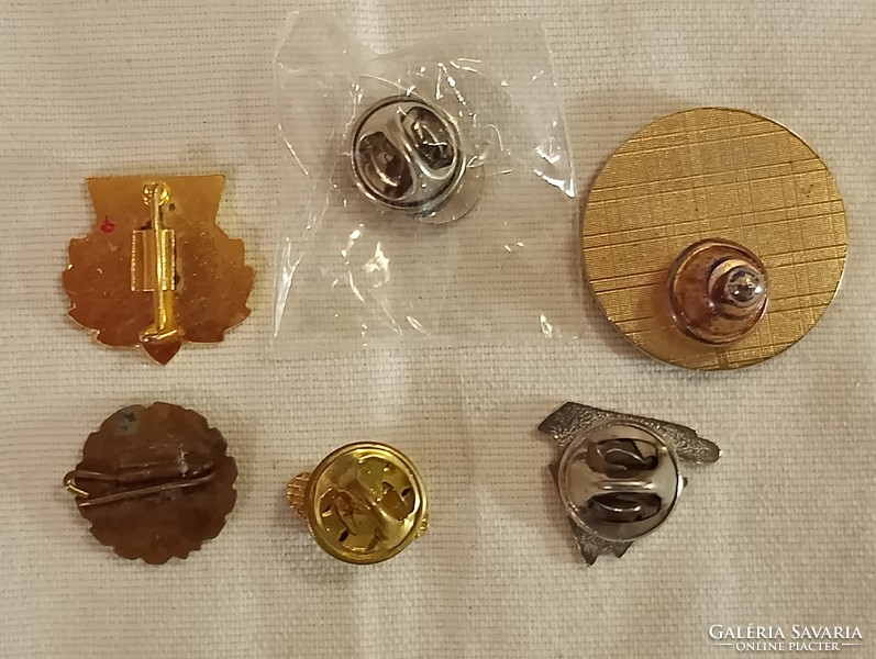 Kitűző jelvény 6db egyben Törzsgárda Posta Socialista Amway Supervisor VMDP vegyesen