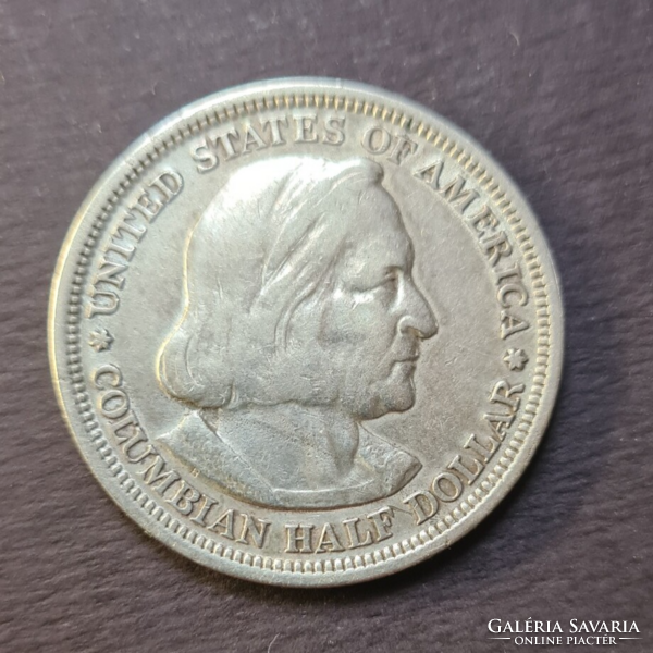 Columbian half dollar ezüst fél dollár 1893