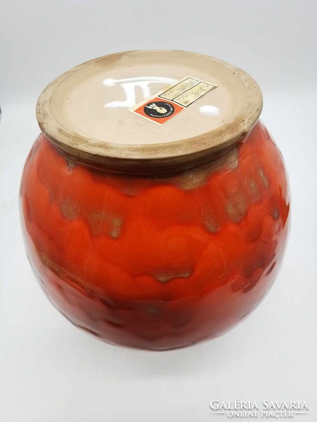 Dybisewszky kerámia, nagy méretű, 65 cm haskörfogat, 22 cm magas
