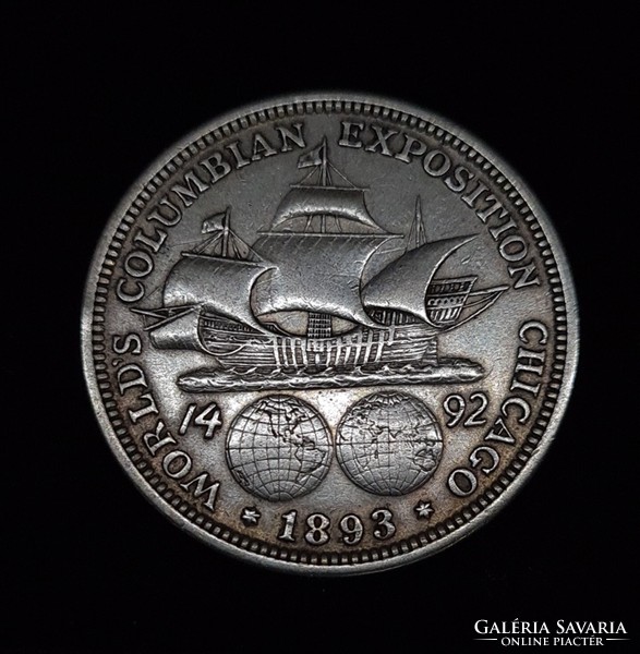 Columbian half dollar ezüst fél dollár 1893