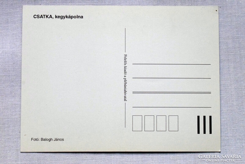 Csatka - Kegykápolna -  fotó képeslap  plébániahivatal kiadása