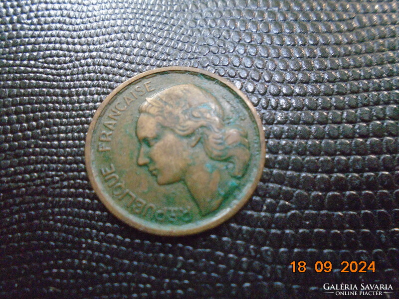 10 Frank,Franciaország,1950,Guiraud metszete,állat kakas,aluminium-bronz