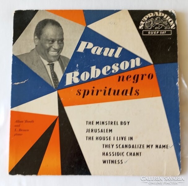 Paul Robeson – Negro Spirituals kislemez eladó! Supraphon
