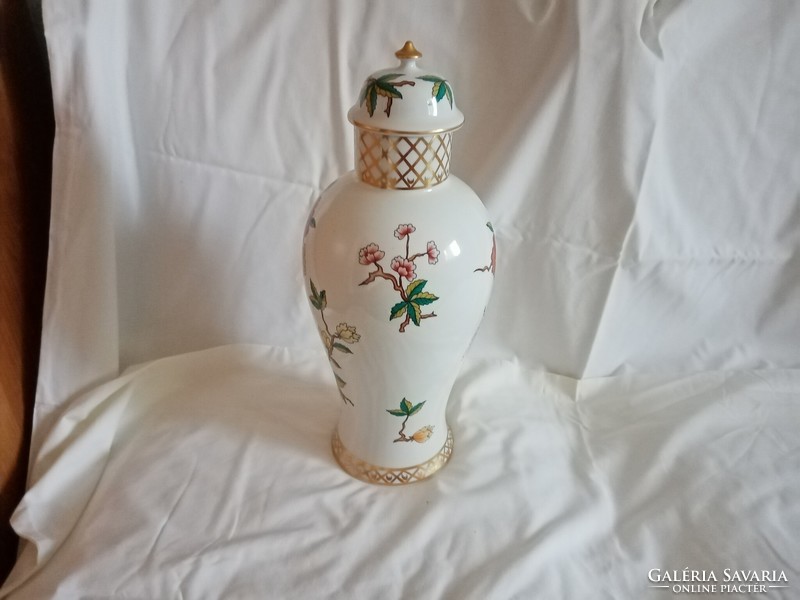 Hollóházi urnaváza, 40 cm magas,hibátlan, gyűjtői darab