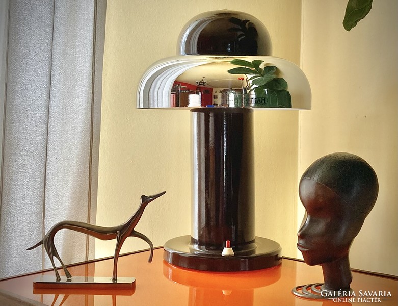 OPTEAM “felhő” design iparművészeti ikonikus fém asztali lámpa - 1976