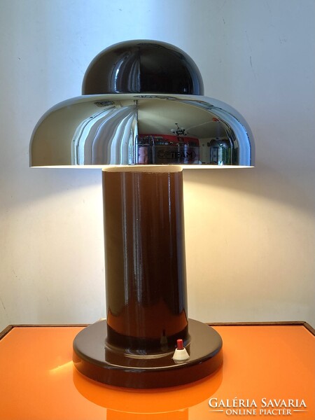 OPTEAM “felhő” design iparművészeti ikonikus fém asztali lámpa - 1976