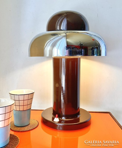 OPTEAM “felhő” design iparművészeti ikonikus fém asztali lámpa - 1976