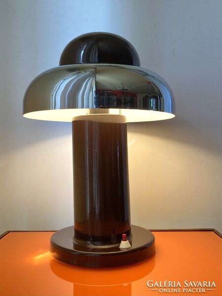 OPTEAM “felhő” design iparművészeti ikonikus fém asztali lámpa - 1976