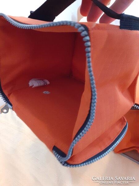 IKEA régi HEJAN narancssárga CD tartó falra szerelhető váz hordozható elemek