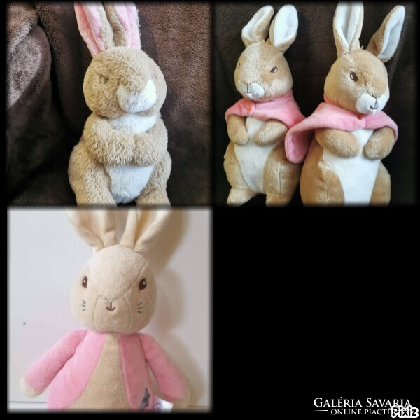 Nyúl Péter plüssök (Lily nyuszi) 008. - Peter Rabbit plush (Flopsy, Mopsy and Cotton-tail) 008.