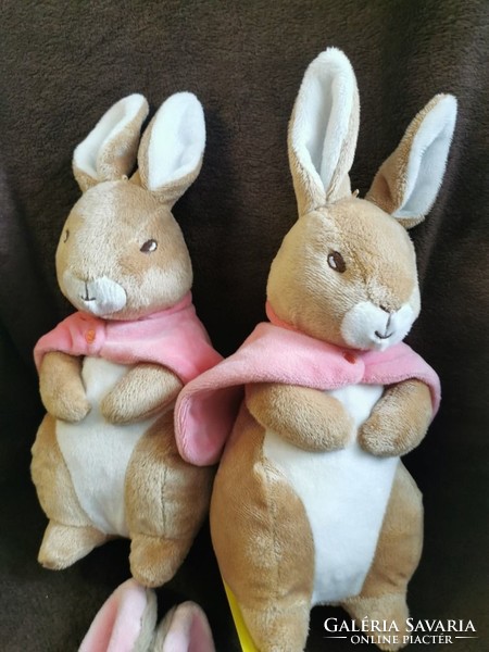 Nyúl Péter plüssök (Lily nyuszi) 008. - Peter Rabbit plush (Flopsy, Mopsy and Cotton-tail) 008.