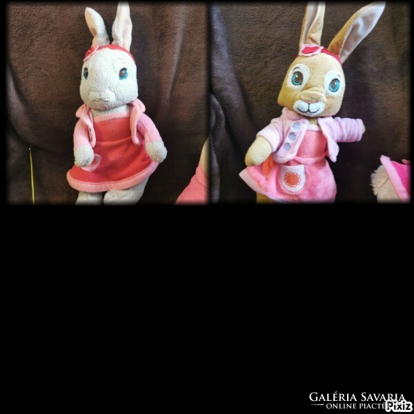 Nyúl Péter plüssök (Lily nyuszi) 007. - Peter Rabbit plush (Flopsy, Mopsy and Cotton-tail) 007.