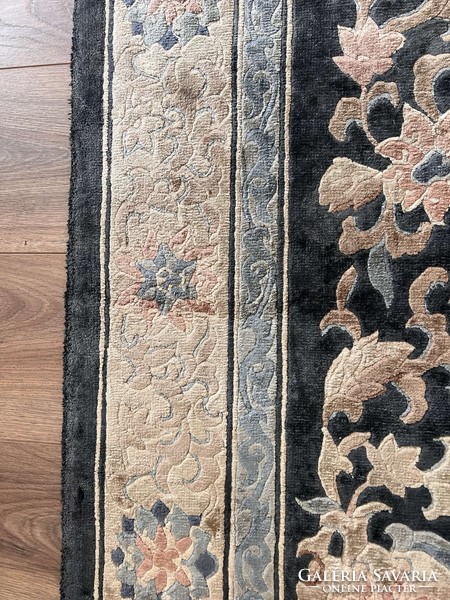 Gyönyörű egyedi bambuszselyem szőnyeg 120x400 különleges, ritka darab