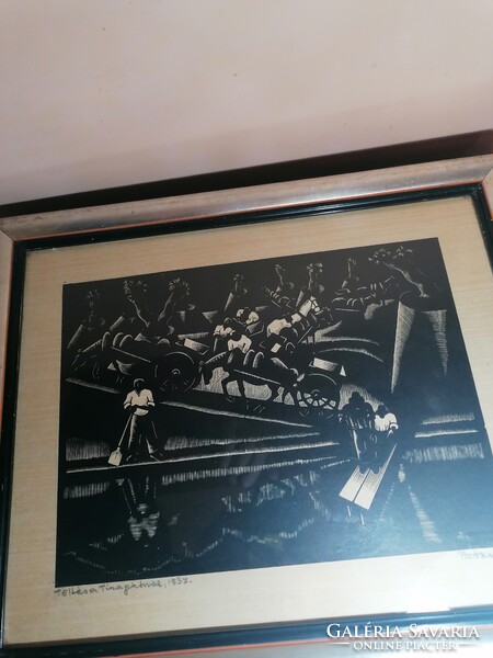 Patay Mihály fametszet 1937