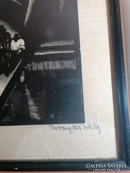 Patay Mihály fametszet 1937