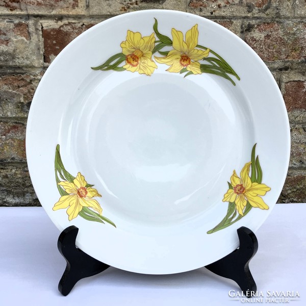 Alföldi Nárciszos porcelán lapostányér - tányér 24 cm