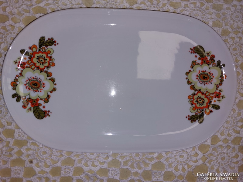 Alföldi Icumintás porcelán  retró kínáló tál