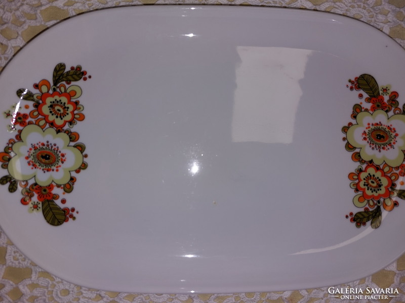 Alföldi Icumintás porcelán  retró kínáló tál