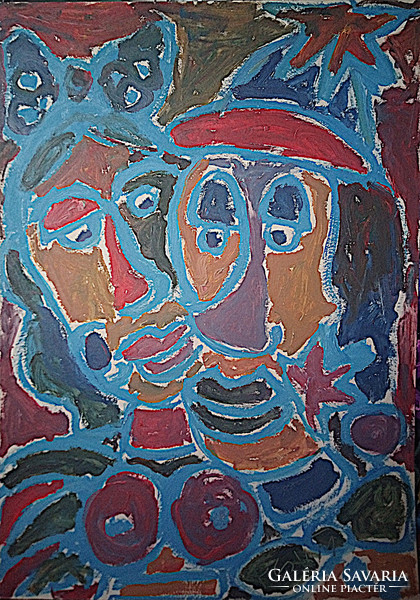 Cs. Németh Miklós: Te + Én 70x100 cm